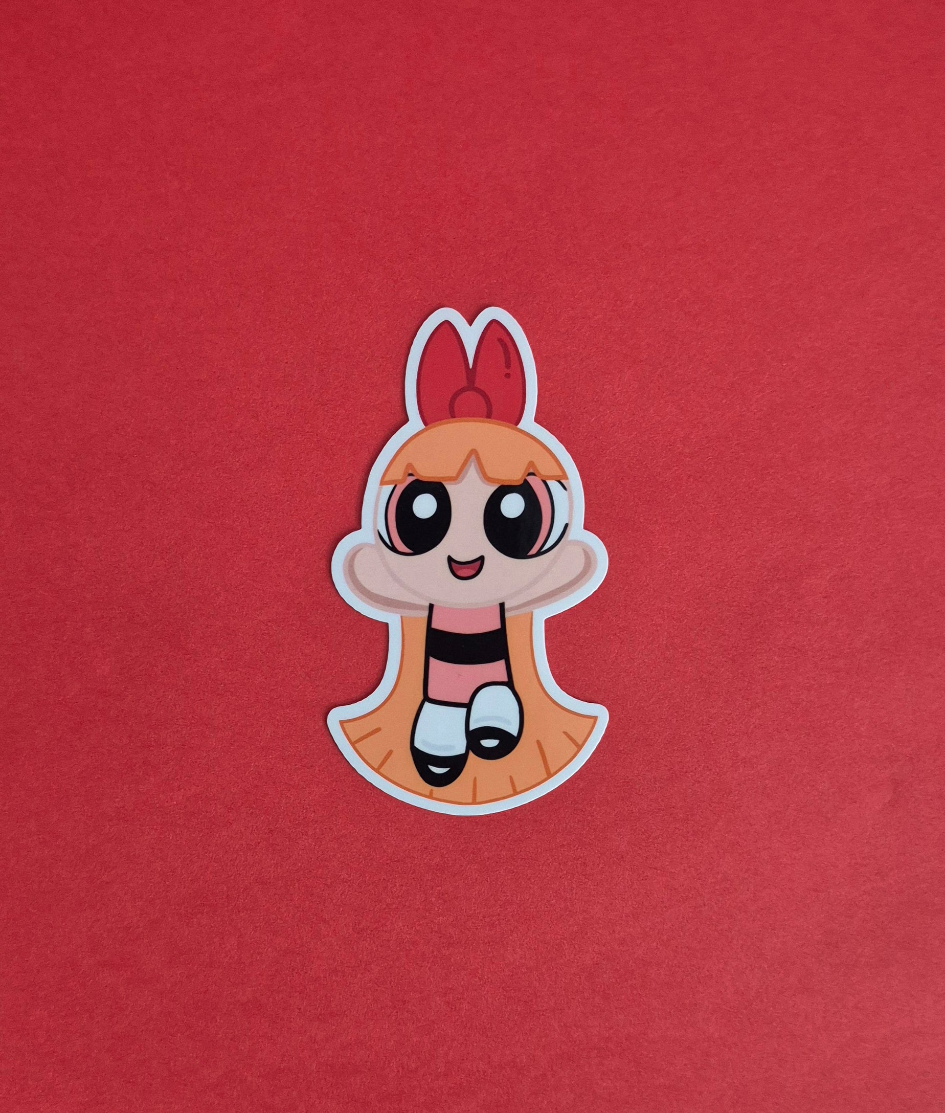 Blossom Powerpuff Girls DieCut Sticker
